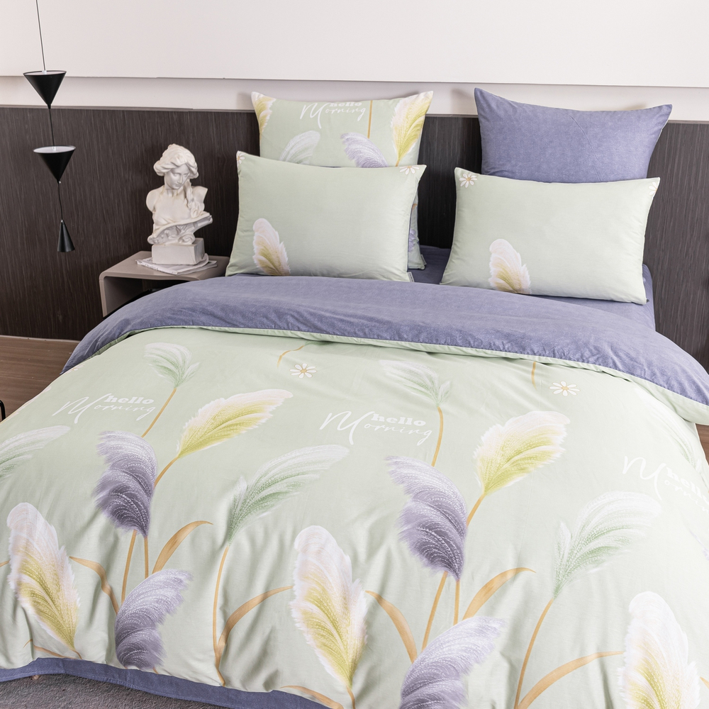 Комплект постельного белья Люкс Сатин 100% хлопок на резинке AR355