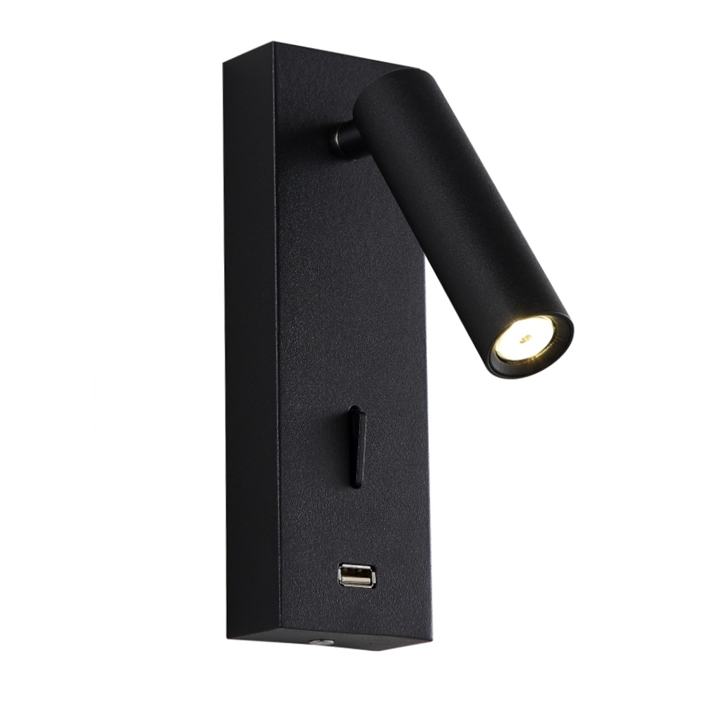 Настенный светодиодный светильник Crystal Lux CLT 210W USB BL