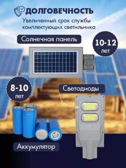 Светильник на солнечной энергии ALT-PREMIUM 60 Вт