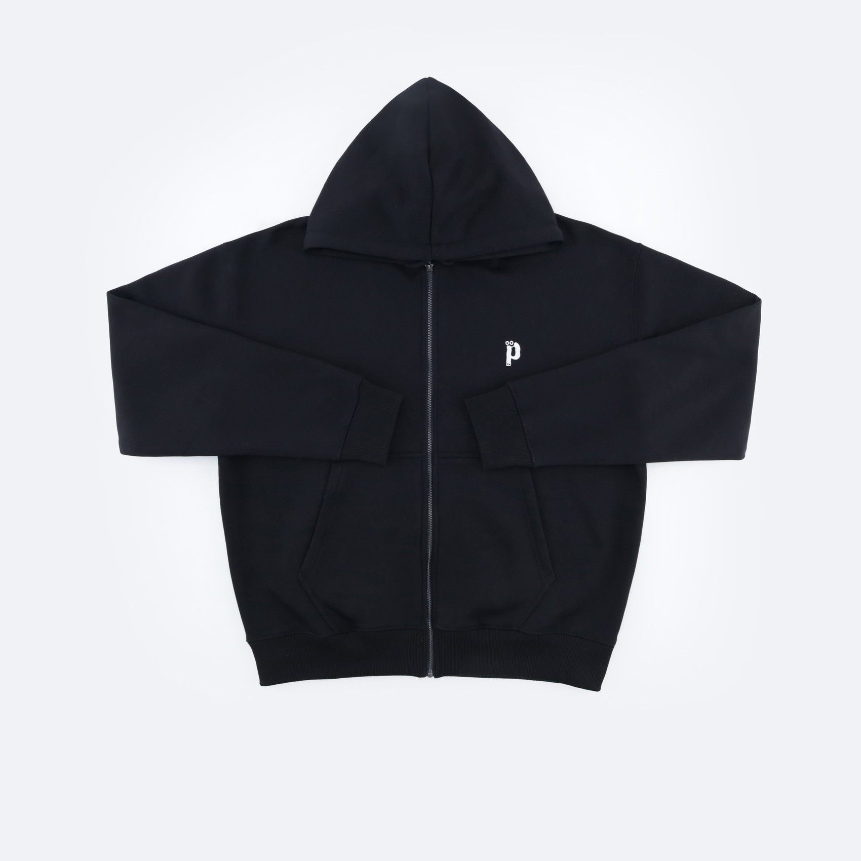 Худи Postaments P Logo Zip (black) артикул: - купить в магазине Дайс