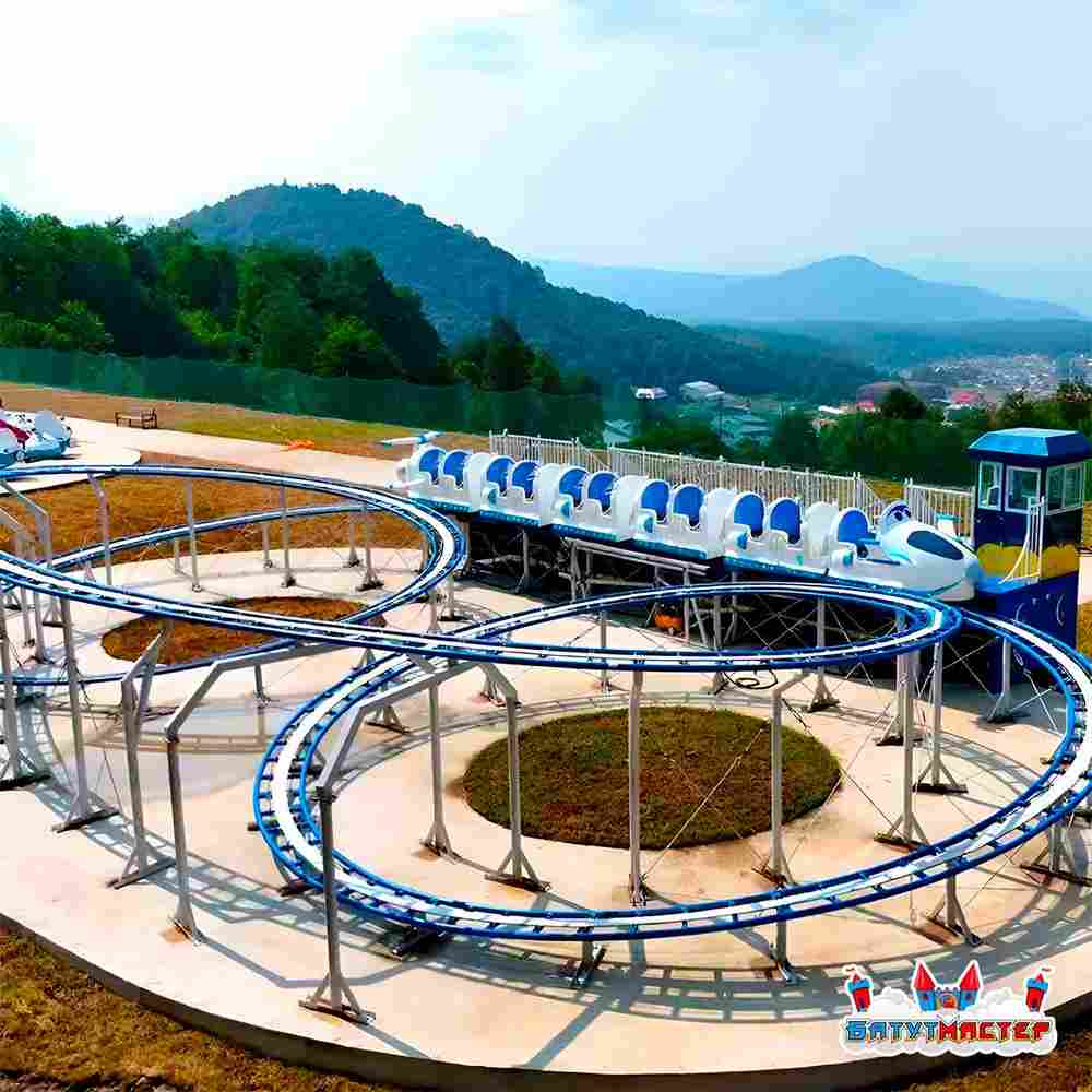 Детская американская горка «Небесная Орбита», 6 кабин 21 место, 26×17,2×2,9 м