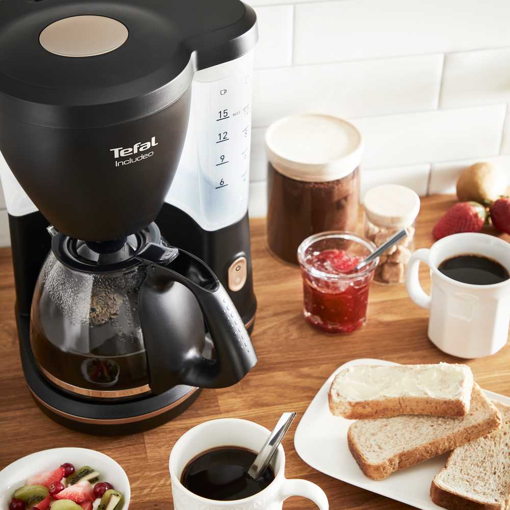 Капельная кофеварка Tefal Includeo CM533811