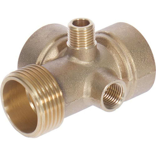 Штуцер 5-и выводной ВН для насосной станции (латунь) L-80 мм ETERNA