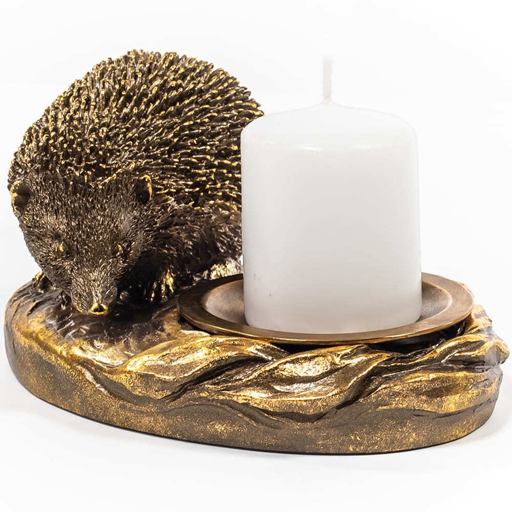 Подсвечник Ежик Барб Бронза