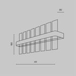 Настенный светильник (бра) Maytoni MOD173WL-L15BS3K