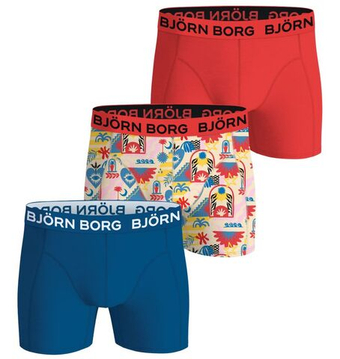 Мужские спортивные боксеры Björn Borg Cotton Stretch 3P - multicolor