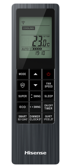 Инверторная сплит-система серии BLACK CRYSTAL SUPER DC Inverter Wi-Fi AS-13UW4RVETG01(B) (комплект)