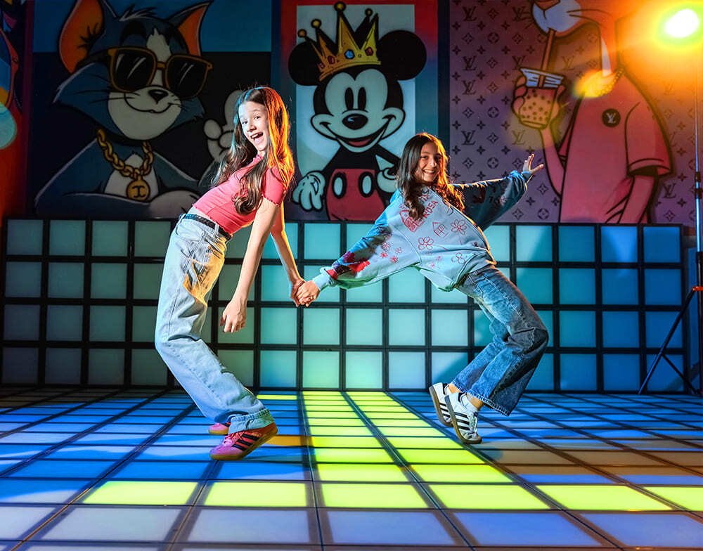 Интерактивный светодиодный пол «Арена Pixel battle» 288шт Максимальная комплектация 26 кв. м.