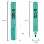 Набор текстовыделителей 6 ПАСТЕЛЬНЫХ ЦВЕТОВ, АССОРТИ, STAFF College "STICK PASTEL", линия письма 1-4 мм, скошенный наконечник, 152532