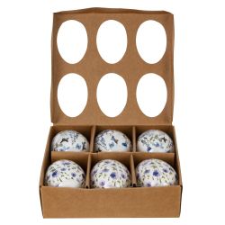 GAEM Набор из 6-ти изделий декоративных подвесных "Яйцо" (3,5*5), L13,5 W12,5 H3 см