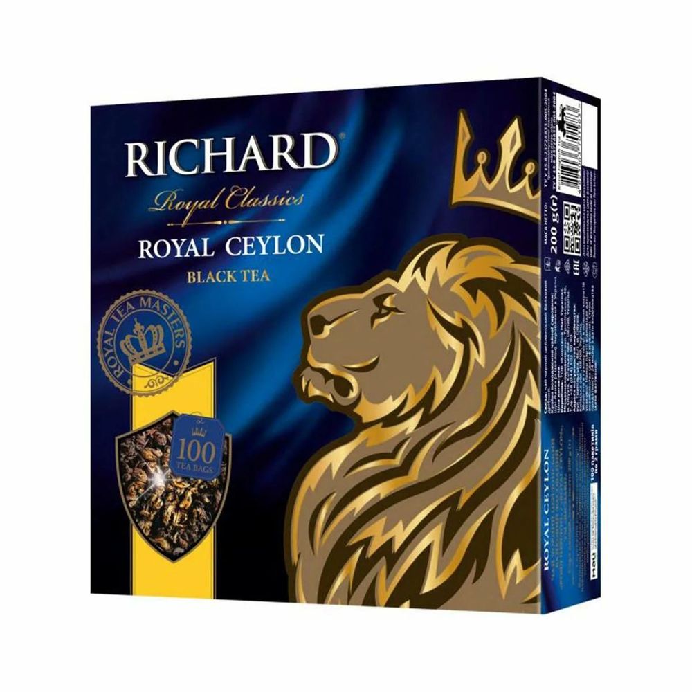 Чай "Ричард" Роял Цейлон 100 пак