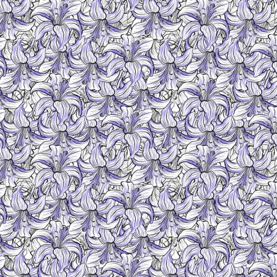 Абстрактный паттерн - Лилии