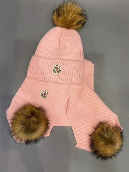 Комплект Moncler (шапка + шарф)
