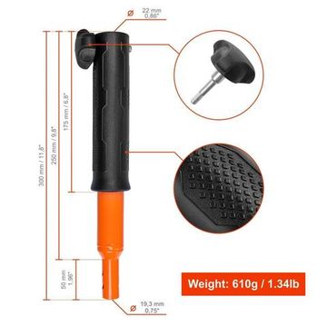 Удлинитель шнека MOTOSHTORM УШМ-250 (ф выходного вала 22мм)