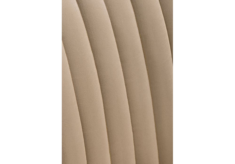 Стул на металлокаркасе Седа велюр бежевый / белый