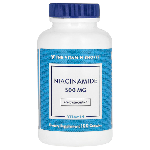 The Vitamin Shoppe, Ниацинамид, 500 мг, 100 капсул