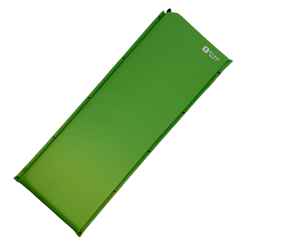 Коврик самонадувающийся BTrace Basic 7, 190x65x7 см, Зеленый, артикул M0212
