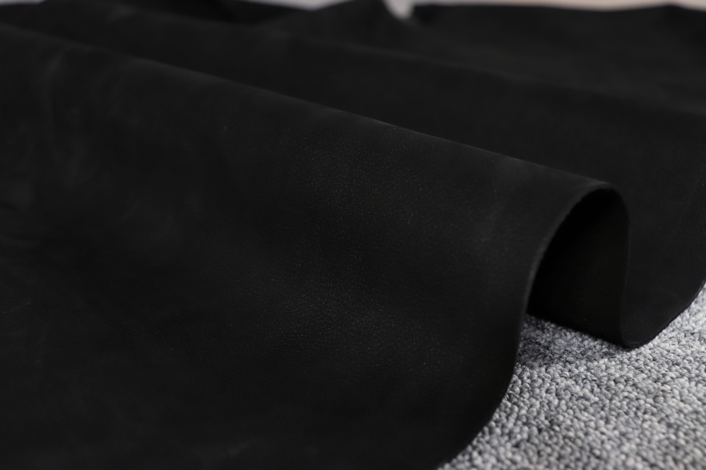 1,3-1,5 Кожа Галантерейная Нубук Черный + плита К/К