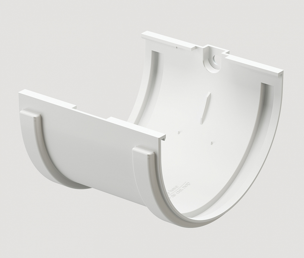 Döcke STANDARD Соединитель желобов 120 мм (Белый)