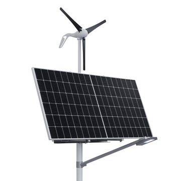 Автономная система освещения на опоре (солнечная панель 585 Вт + ветрогенератор 400 Вт), фото №975556627