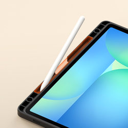 Складной чехол книжка от Dux Ducis для Samsung Tab S10 Lite, Tab S10 FE, Tab S9 и Tab S9 FE, серия Vers Series Case, с магнитным держателем Pencil и функцией автоматического перехода в спящий режим