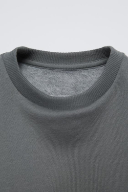 ZARA ТОЛСТОВКА С РЕЛЬЕФНЫМИ ШВАМИ, АНТРАЦИТОВО-СЕРЫЙ