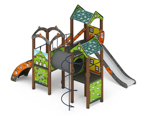 Детский комплекс Городок Город ДИК 2.01.3.03-21 H=1200