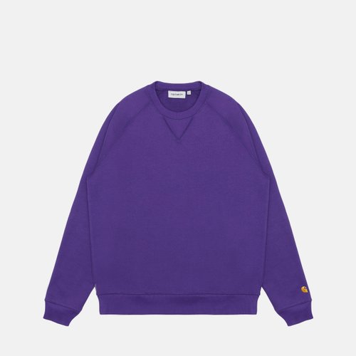Толстовка мужская Carhartt WIP Chase Sweatshirt артикул:I033660_tyrian - купить в магазине Дайс