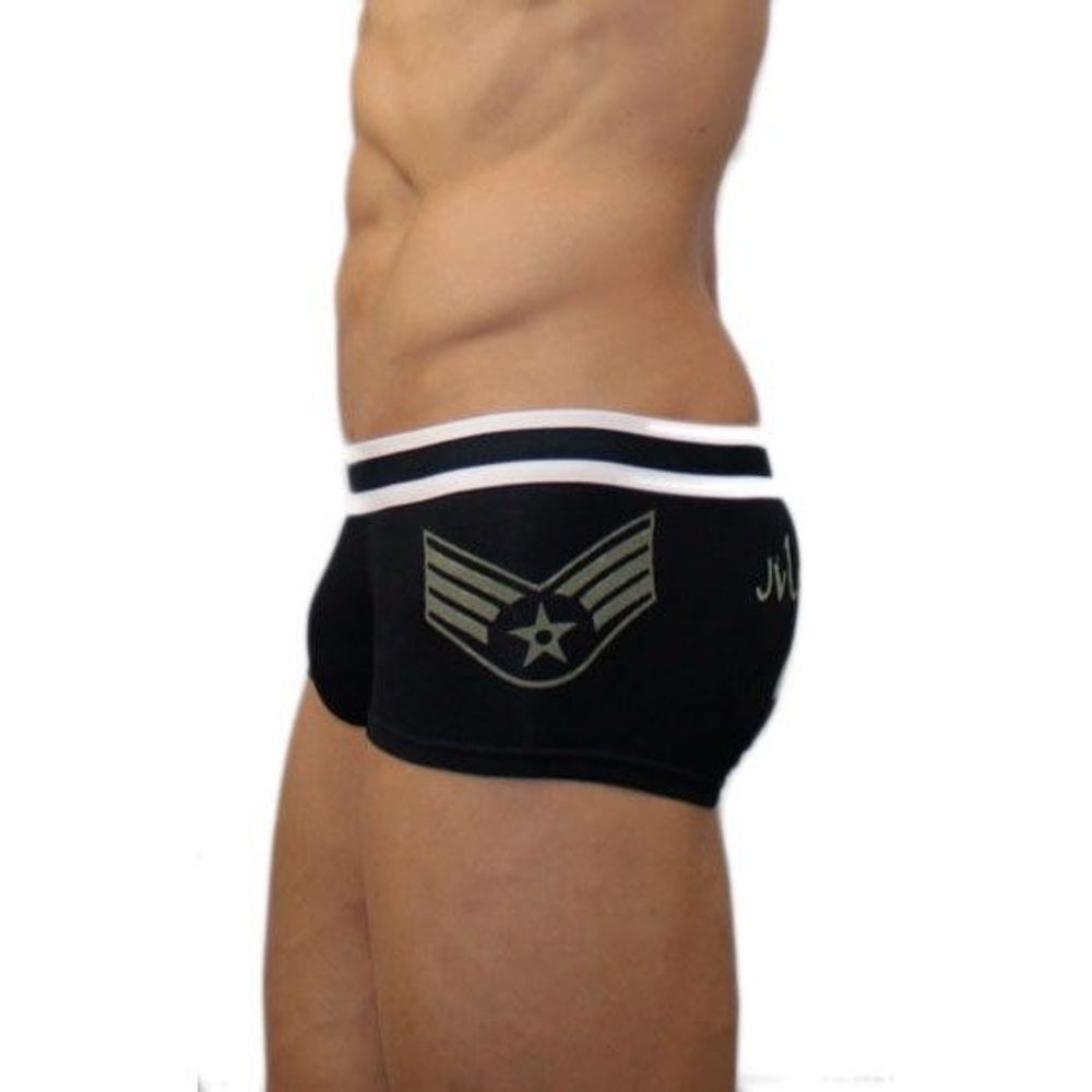 Мужские трусы хипсы черные Superbody Airforce Black