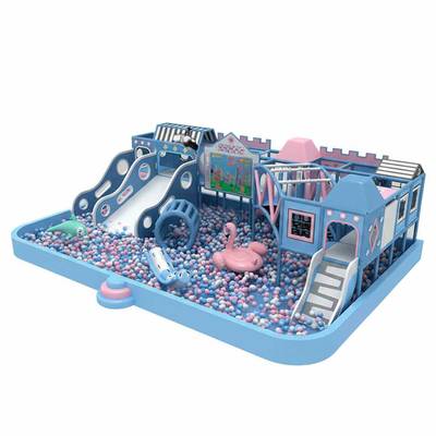 Детский игровой комплекс с сухим бассейном «Сказочный уголок», 12×8×6 м