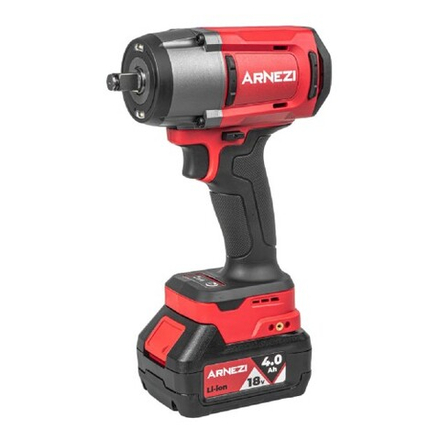 Гайковерт аккумуляторный ARNEZI R9000005 1/2" 1180Nm 18V 4.0Ah ударный бесщеточный