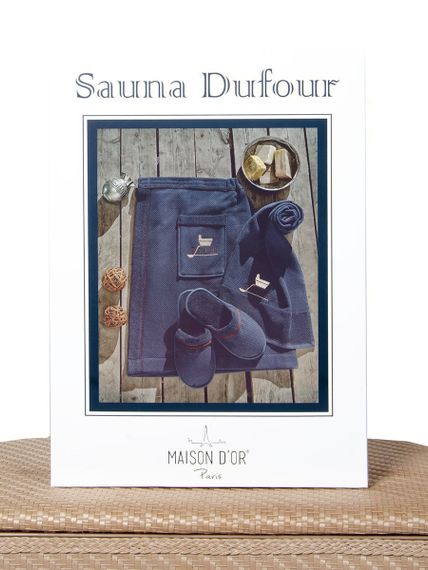 DUFOUR  ДУФОУР набор мужской для сауны бежевый Maison Dor Турция