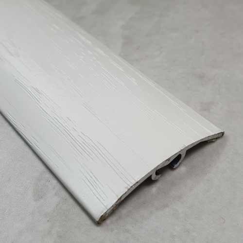 Порог-стык 40мм "DO-4" 2,7м Белое дерево (26) ламинир. алюм.