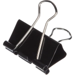 Зажимы для бумаг Выбор есть (Attache Economy) 25 мм чёрные (12 штук в упаковке)