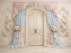 Будуар бежевый - фон неопреновый