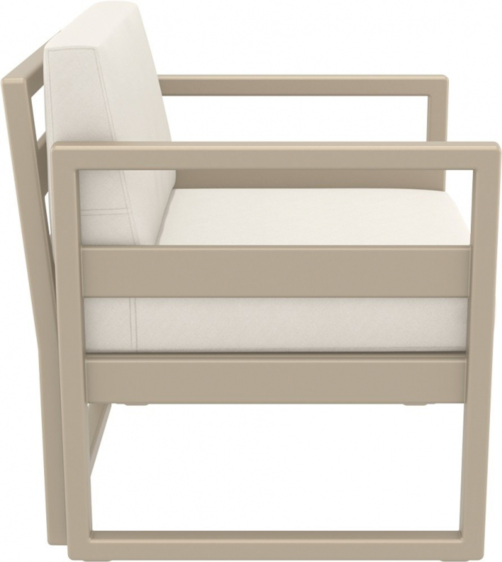 Комплект пластиковой мебели Siesta Contract Mykonos, бежевый, бежевый