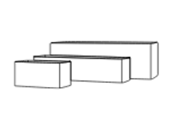 Кашпо, коллекция Urban, форма BALCONERA