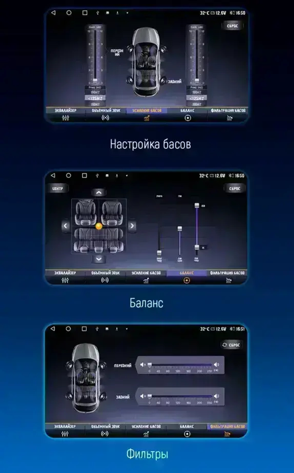 Магнитола для Volkswagen Sharan - Carmedia OL-9915 QLed, Android 13, TS20, CarPlay, SIM-слот