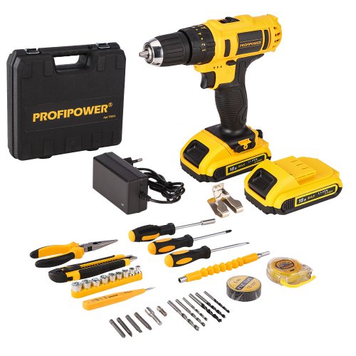 Дрель аккумуляторная PROFIPOWER DW-18BT  T0054