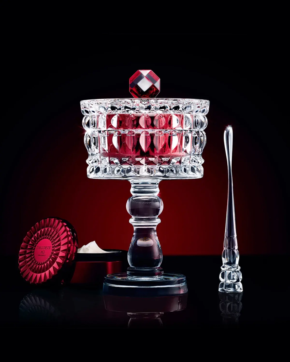 Ночной крем для лица в хрустальной упаковке Baccarat Decorté AQ