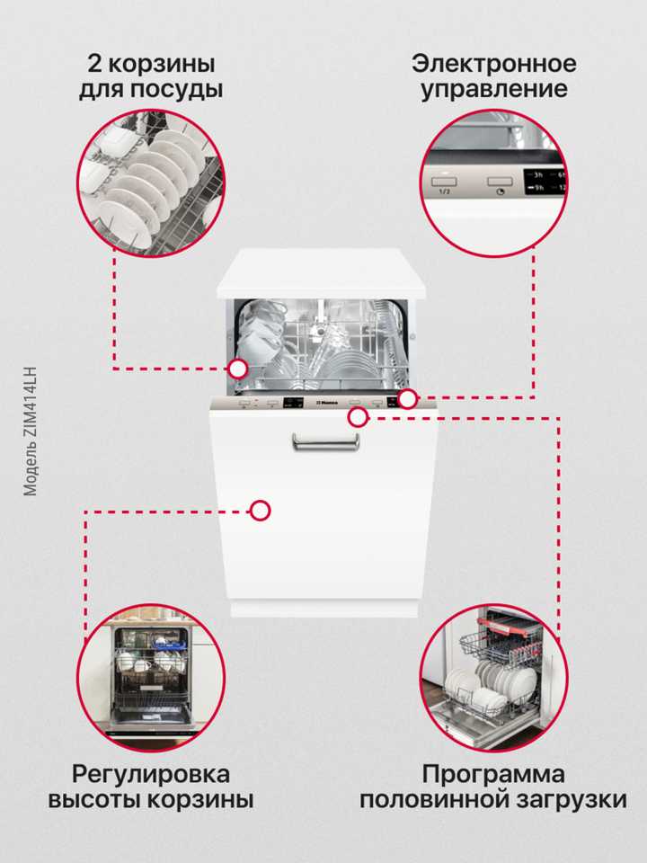 Встраиваемая посудомоечная машина Hansa ZIM414LH