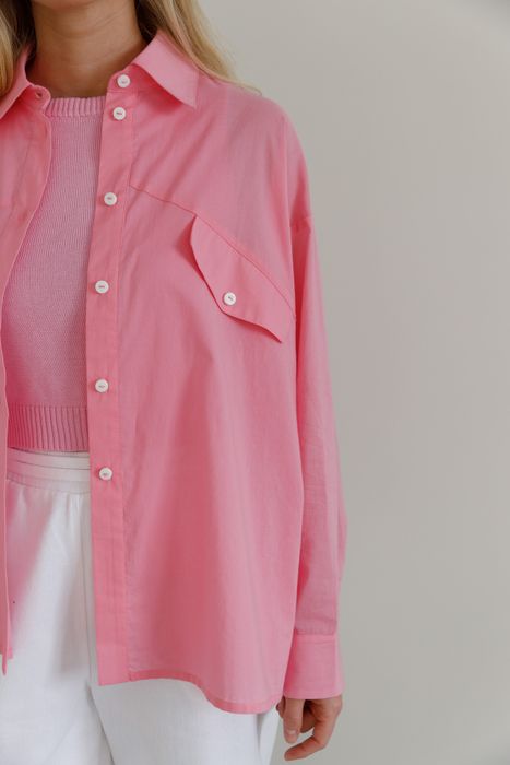 РУБАШКА КЕЛСИ РОЗОВЫЙ ЛИМОНАД