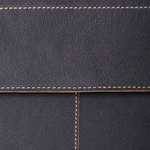 Сумка молодежная FABULA "Kansas", натуральная кожа, отстрочка, магнитный замок, 240x280x40 мм, черная, S.7/1.TX