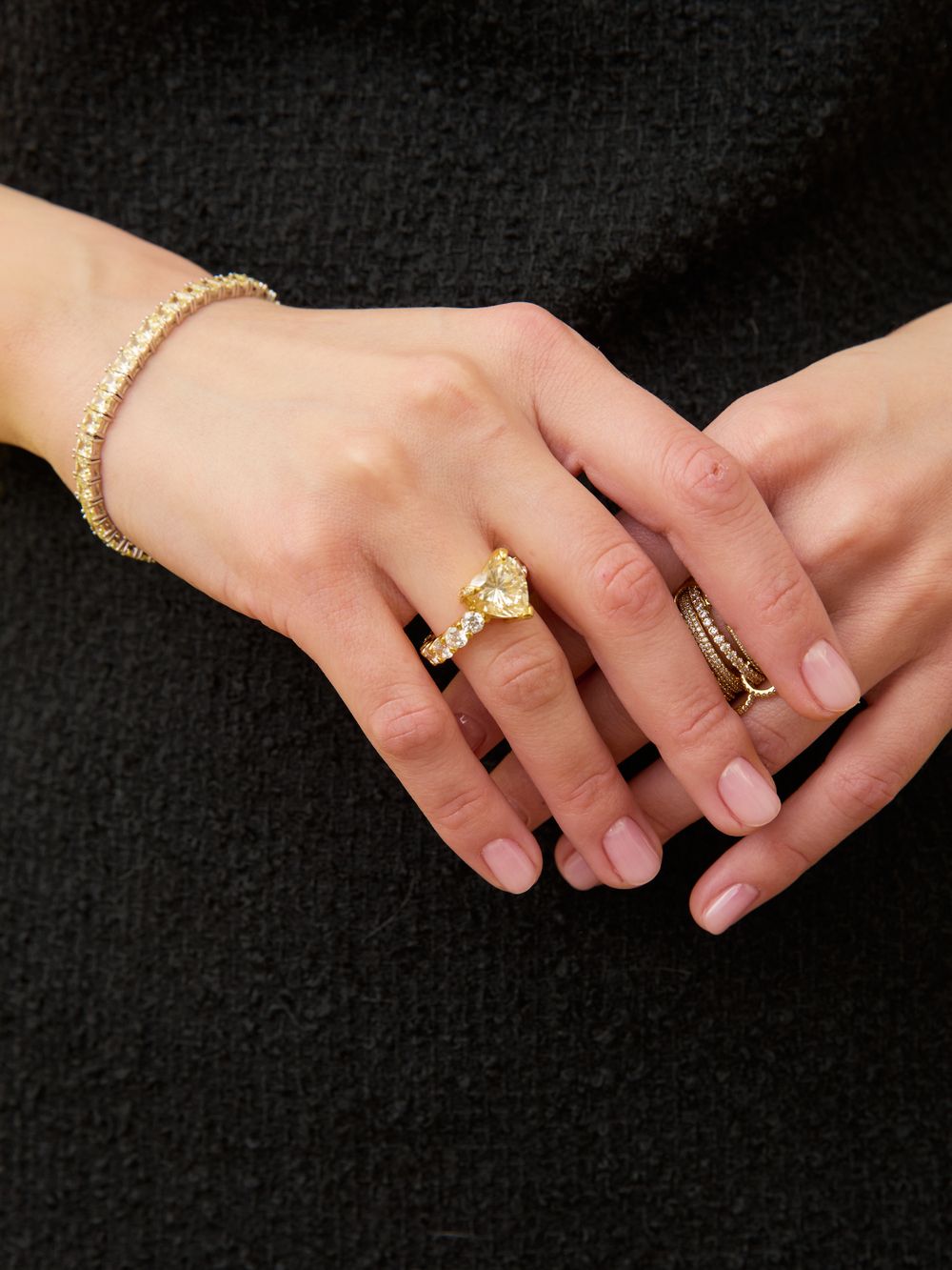 БРАСЛЕТ "TENNIS 04 LEMON"