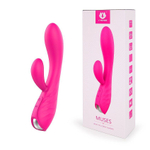 Ярко-розовый вибратор-кролик MUSES (Цвет: ярко-розовый)