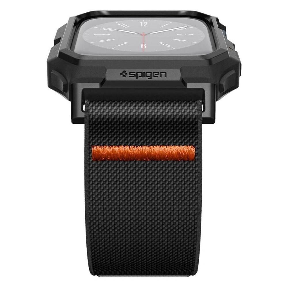 Сменный ремешок Spigen Lite Fit Pro для Apple Watch 42/44/45/49мм, Чёрный (ACS07103)