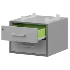 Тумба подвесная для столов на м/каркасе гл.600 мм АМТ2-02Ц.60  432x470x360 Арго-М