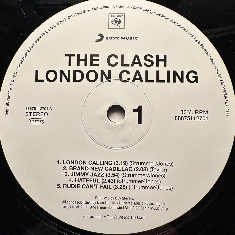 The Clash – London Calling 2LP (Европа 2015г.)