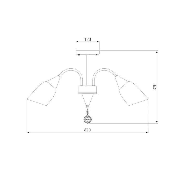 Потолочная люстра Eurosvet 30149/5 золото