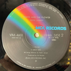 Винтажная виниловая пластинка LP Keith Jarrett Death And The Flower (Japan 1979) (No Obi)